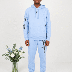 Baby Blue "Classique" Hoodie & Jogger Tracksuit